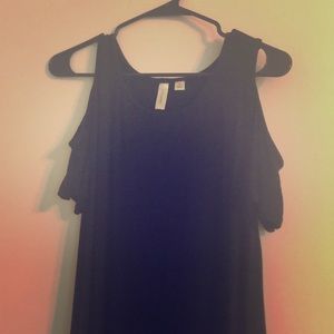 Black Cold Shoulder Dress